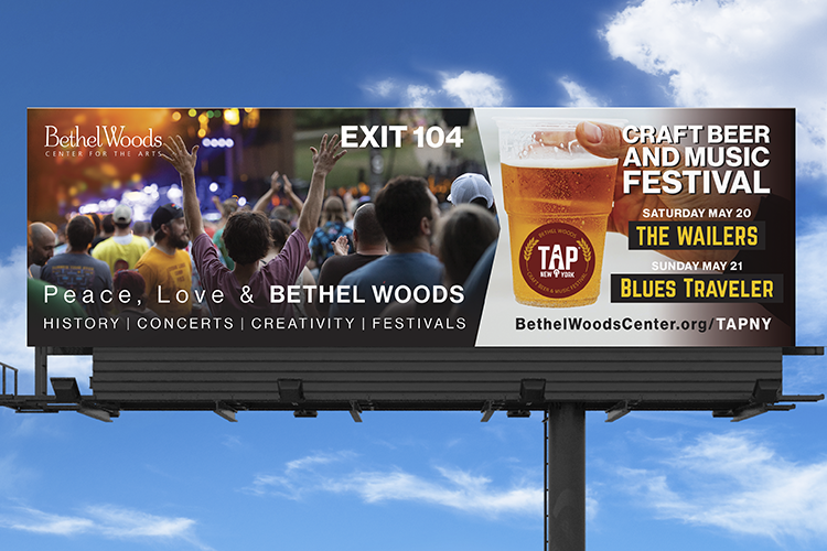 Bethel Woods TAP Billboard